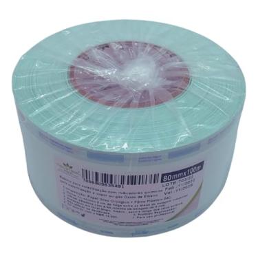 Imagem de Rolo Bobina para Esterilização em Autoclave, 8x100 Ideal para Alicates e Instrumentos