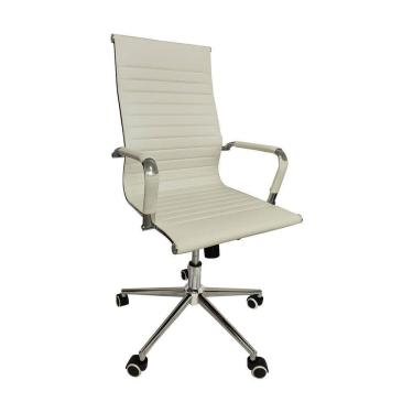 Imagem de Cadeira De Escritório Office Esteirinha Alta Rivatti Branco