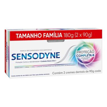 Imagem de Creme Dental Sensodyne Proteção Completa Tamanho Família com 2 Unidades de 90g cada