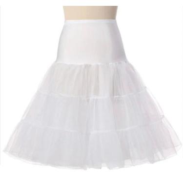Imagem de Anagua Saiote Amei Tule Tutu Armação Amei Elástico Vestido Anos 60, Br