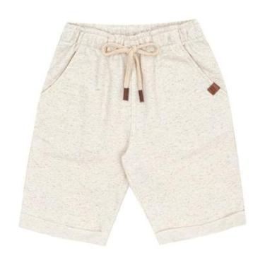 Imagem de Bermuda Natural Infantil Pulla Bulla Menino - 53468-68-Masculino