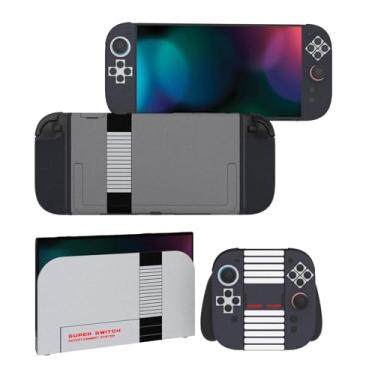 Imagem de PlayVital for Nintendo Switch 2 Skin Full Set (2-Pack) - Protective Vinyl Decal Stickers for Switch 2 Console, Controllers, Handle Grips & Dock | No Residue, Anti-Scratch - Classics NES Style