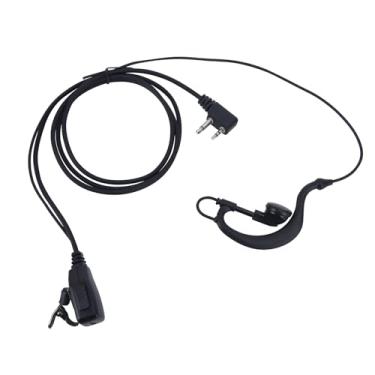 Imagem de SVXSODA Fone de ouvido Walkie Talkie com microfone, ajuste seguro, comunicação cristalina com botão PTT integrado para Midland GXT1000VP4, LXT600VP3, GXT1050VP4, GXT1000XB