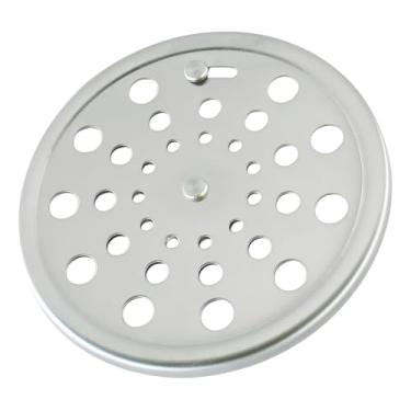 Imagem de Ralo Tipo Grelha Redonda Em Inox 10cm Abre E Fecha