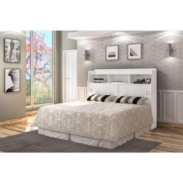 Imagem de Cabeceira Jéssica Queen 1,58cm Branco - Cambel