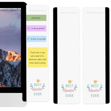 Imagem de navdlizu Presentes para tia – Acessórios de mesa de escritório, quadro de notas multifunções para monitor de computador, Natal, Dia das Mães, aniversário, Dia dos Namorados, presente para tia