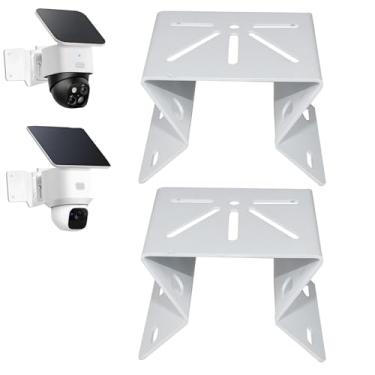 Imagem de VVHOOY Suporte de câmera de canto de aço inoxidável para câmera PTZ, para alcançar um alcance de visão mais amplo de 270°, suporte de canto de parede externo compatível com eufy Security SoloCam S340