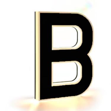 Imagem de Números de casa iluminados para o exterior, placas de endereço iluminadas por LED solar, sinais de números de endereço de LED à prova d'água para casas, placa de endereço iluminada para exterior para