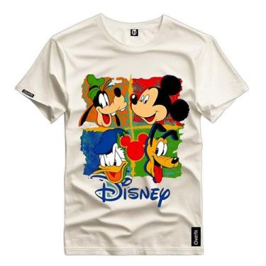 Imagem de Camisa Masculina Personalizado Mickey Pateta e Pato Donald Personagens