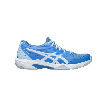 Imagem de Tênis ASICS Gel-Rocket 11 - Feminino - Azul/Branco - tam: 34.5