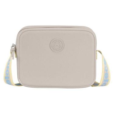 Imagem de Bolsa Moleca Quadrada Com Alça Transversal Cinza, Cinza, UN