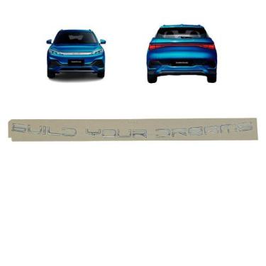 Imagem de Emblema traseiro byd yuan plus 2024 a 2025 (build your dreams) origina