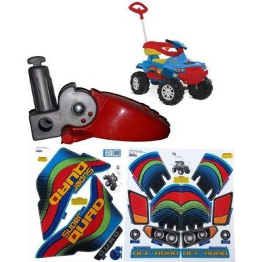 Imagem de Adesivo Completo E Feio Do Super Quad. Azul Da Bandeirante., Azul