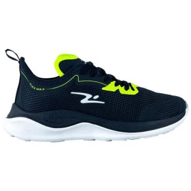 Imagem de Tênis Masculino Adrun Flex Max Leve Ortopédico Conforto Pro, Marinho, 