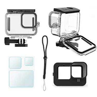 Imagem de Acessórios pra Gopro Hero 9 Hero 10 Hero 11 Hero 12 Hero 13 Black Caixa estanque película protetora capa de silicone