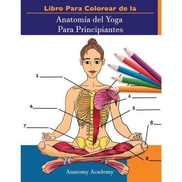 Imagem de Libro Para Colorear de la Anatomía del Yoga Para Principian