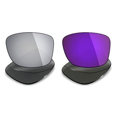 Imagem de Mryok 2 pares de lentes polarizadas de substituição para óculos de sol Oakley Jupiter Squared - Opções