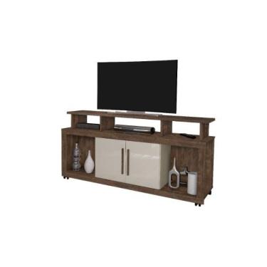 Imagem de Rack Rubi - Estante para sala - Móvel para TV - Mizza Decor, Canela Of