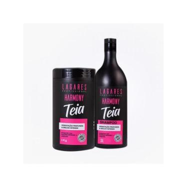 Imagem de Kit Teia 1kg Shampoo e Máscara - Lagares Profissional