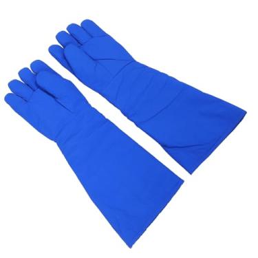 Imagem de Luvas Criogênicas, -260 ℃ a +148 ℃ Luvas de Trabalho de 4 Camadas Resistentes à Temperatura, Luvas Anticongelantes, Luvas Protetoras de Nitrogênio Líquido LN2 de Baixa