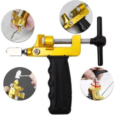 Imagem de Cortador Riscador Vidro Espelhos Porcelanato Azulejo Profissional 3 a 