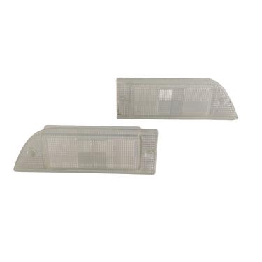 Imagem de Par Lente Pisca Seta Lanterna Dianteira Passat 85/88 Cristal