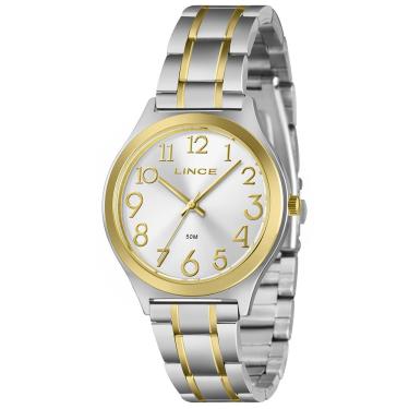 Imagem de Relógio Lince Feminino Ref: Lrtm029l38 S2sk Casual Bicolor