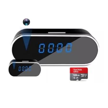 Imagem de Mini Câmera 128gb Espião Relógio Escondido Portátil Hd Wifi