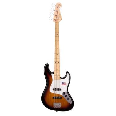 Imagem de Baixo SX SJBALDER 4 Cordas em American Alder Sunburst
