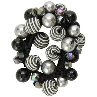 Imagem de Caravan Contas facetadas e coloridas mais contas roscadas melhoram este pônei elástico