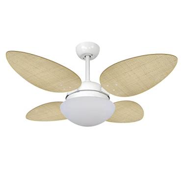 Imagem de Ventilador De Teto 4 Pás Premium Vr42 Pétalo Palmae Natural 220v Volare Volare 220v Branco