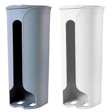 Imagem de 2 Un. Porta Sacolas Plástica De Parede Puxa Saco De Lixo - Neoimp