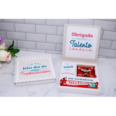 Imagem de Dia do Trabalhador - 10 Caixinhas para Prestigio e Mini Talento - para colar (Avelã)