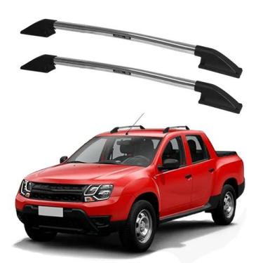 Imagem de Bagageiro Teto Duster Oroch Express 2020 2021 2022 Prata - CCF