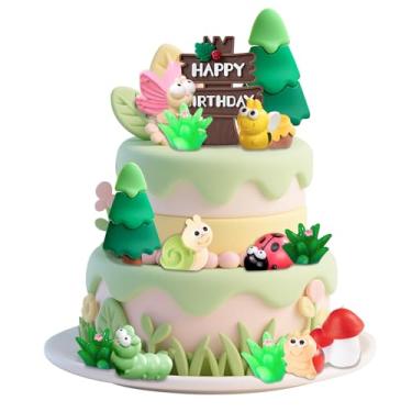 Imagem de Ladybug Cake Topper Butterfly Cake Decora Cake Topper for Ladybug Bee Theme Party Birthday Party Supplies Decor
