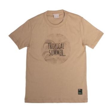 Imagem de Camiseta Infantil Faraeli Tropical Summer Areia