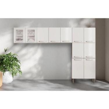 Imagem de Kit de Cozinha Modulada 3 Peças Evidence (2 Armários + 1 Paneleiro) CP