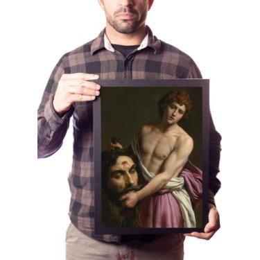 Imagem de Quadro Decorativo Davi Com A Cabeça De Golias - Fanarte