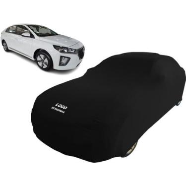 Imagem de Capa Automotiva Hyundai Ioniq Tecido Helanca Resistente - Mz, Preta
