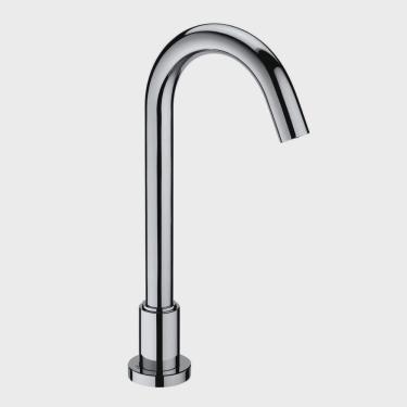 Imagem de Torneira Eletrônica Corrente Direta Lavátorio Mesa Bica Alta Loft-e Cromado Roca Cromado