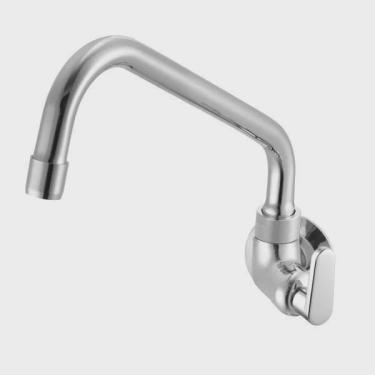 Imagem de Torneira para Cozinha com Bica Móvel de Parede 1183 C 18 ba Uni Meber Metais Cromado