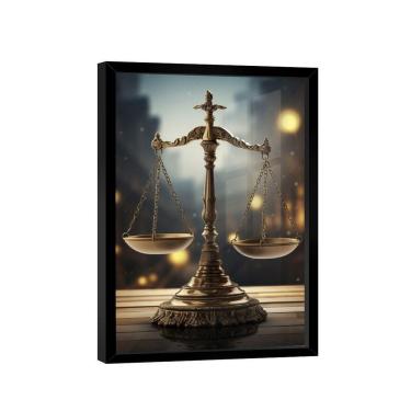 Imagem de Quadro Balança Da Justiça -- Br Artes