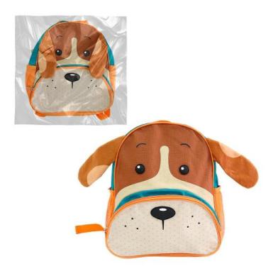 Imagem de Mochila Infantil Com Alças - Cachorro Laranja - Clio Pets