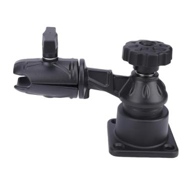 Imagem de Diydeg Suporte para Sonda de Peixes, Suporte Eletrônico de Liga de Alumínio e Nylon com Parafusos, Suporte Antidesgaste com Absorção de Choque para Caiaque, Pontão, Canoa, Pesca