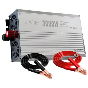 Imagem de Inversor 12v Para 220v ou 110 3000w Conversor Tensão Veicular - Lelong