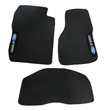 Imagem de Jogo De Tapete Automotivo F-250 2002 Em Borracha Pvc