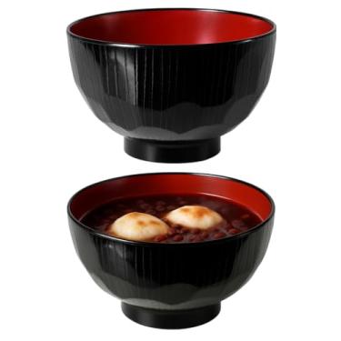 Imagem de JapanBargain 2046, conjunto de 2 tigelas japonesas, tigelas de arroz, tigelas de macarrão, tigelas de cereal, tigelas de sopa de Miso, 325 ml, seguras para micro-ondas e lava-louças, feito no Japão