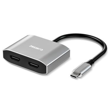 Imagem de Cabo Conversor USB-C para HDMI - 2 Portas HDMI - 4K - Comtac 20119483