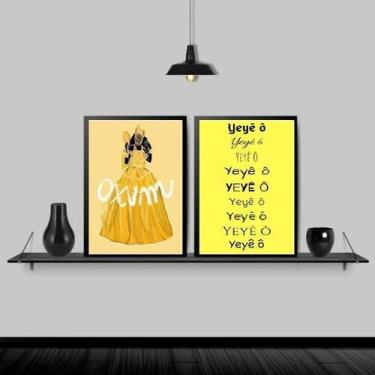 Imagem de Kit Quadros Decorativos Oxum Yeyê 45X34Cm - Quadros On-Line