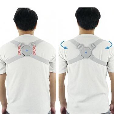 Imagem de Corretor De Postura Inteligente Vibratório Sensor Ajustável - DOMUS